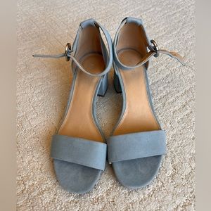 Michael Kors Baby Blue Block Strappy Heels